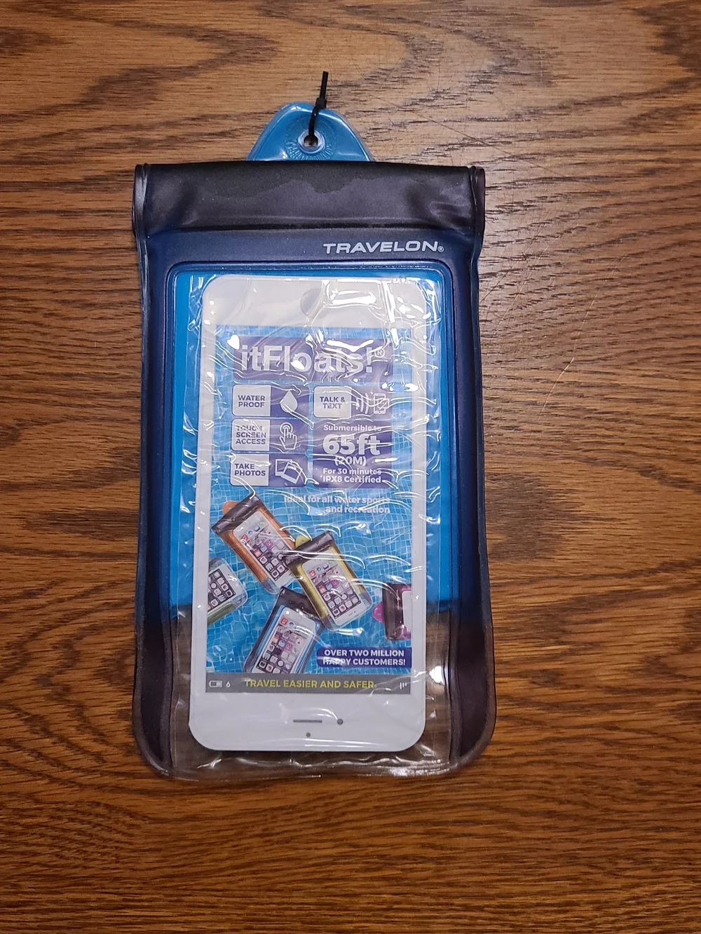 Travelon Clear Waterproof Phone Pouches - Bundle Of 3